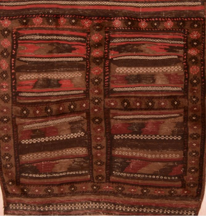 Kilim Red Square Flat Woven 311 X 311 Area Rug 100-109622 Image 0