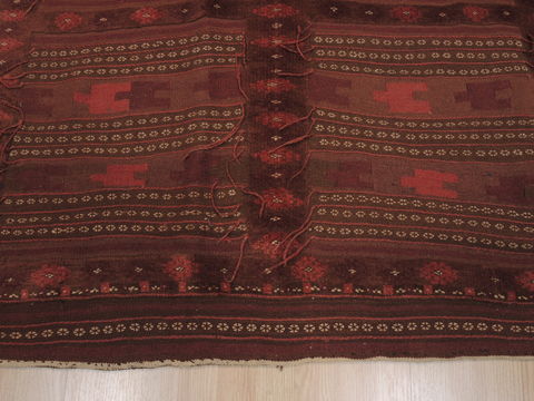 Kilim Red Flat Woven 46 X 49 Area Rug 100-109624 Image 5