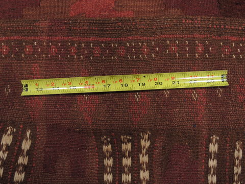 Kilim Red Flat Woven 46 X 49 Area Rug 100-109624 Image 7