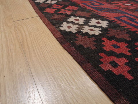 Kilim Red Flat Woven 86 X 137 Area Rug 100-109627 Image 5