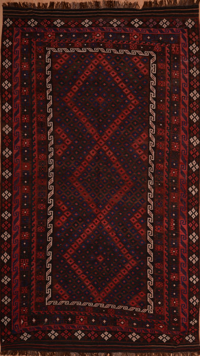 Kilim Red Flat Woven 86 X 137 Area Rug 100-109627 Image 0