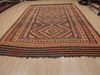 Kilim Orange Flat Woven 86 X 136 Area Rug 100-109630 Thumb 1