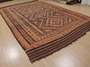 Kilim Orange Flat Woven 86 X 136 Area Rug 100-109630 Thumb 3