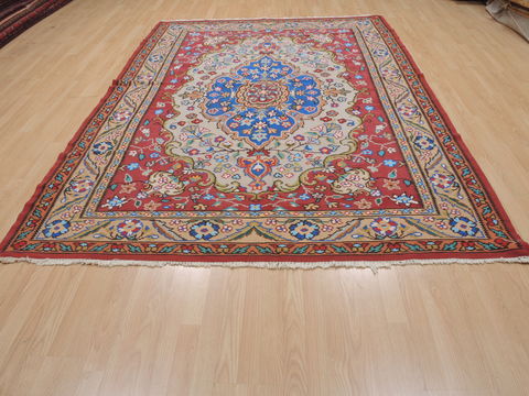 Kilim Orange Flat Woven 69 X 96 Area Rug 100-109631 Image 1