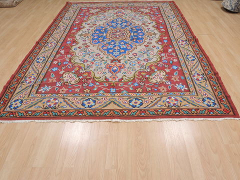 Kilim Orange Flat Woven 69 X 96 Area Rug 100-109631 Image 4