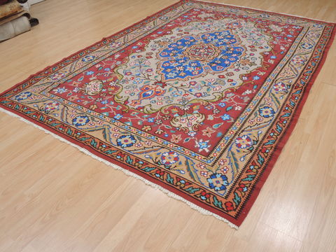 Kilim Orange Flat Woven 69 X 96 Area Rug 100-109631 Image 5