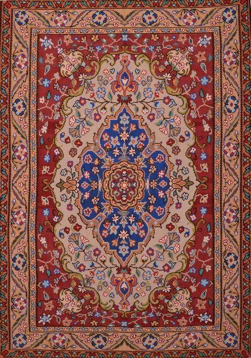 Kilim Orange Flat Woven 69 X 96 Area Rug 100-109631 Image 0