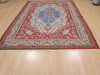 Kilim Orange Flat Woven 69 X 96 Area Rug 100-109631 Thumb 4