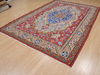 Kilim Orange Flat Woven 69 X 96 Area Rug 100-109631 Thumb 5