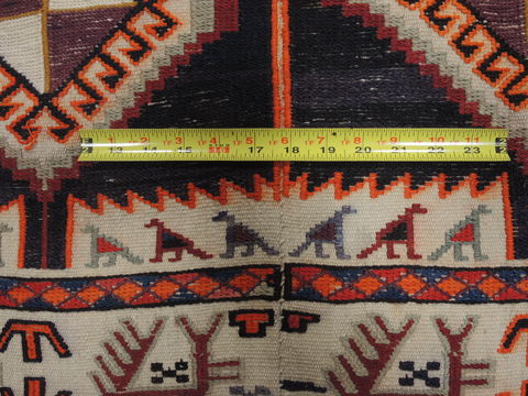 Kilim Red Runner Flat Woven 48 X 99 Area Rug 100-109632 Image 10