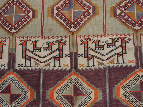 Kilim Red Runner Flat Woven 48 X 99 Area Rug 100-109632 Image 5
