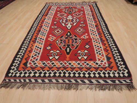 Kilim Red Flat Woven 53 X 711 Area Rug 100-109634 Image 1