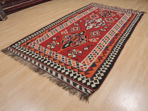 Kilim Red Flat Woven 53 X 711 Area Rug 100-109634 Image 2