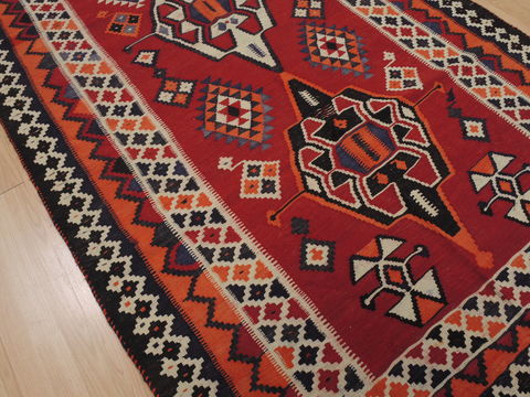 Kilim Red Flat Woven 53 X 711 Area Rug 100-109634 Image 6