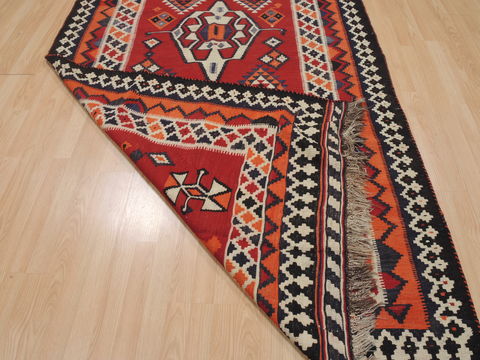 Kilim Red Flat Woven 53 X 711 Area Rug 100-109634 Image 7