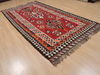 Kilim Red Flat Woven 53 X 711  Area Rug 100-109634 Thumb 3