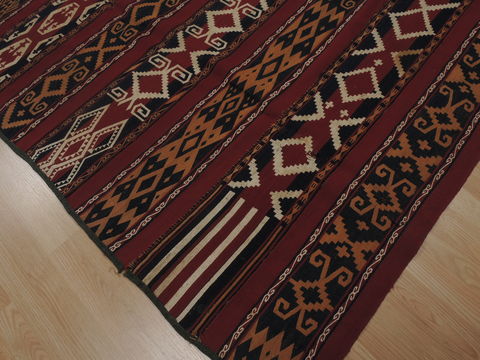 Kilim Red Flat Woven 63 X 120 Area Rug 100-109636 Image 4