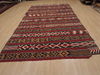 Kilim Red Flat Woven 63 X 120  Area Rug 100-109636 Thumb 2