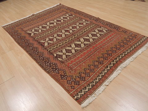 Kilim Brown Flat Woven 411 X 77 Area Rug 100-109637 Image 3