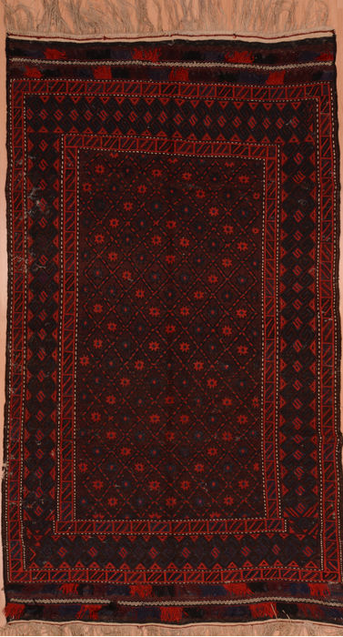 Kilim Red Flat Woven 52 X 90 Area Rug 100-109638 Image 0