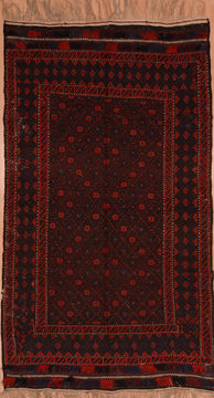 Kilim Red Flat Woven 5'2" X 9'0"  Area Rug 100-109638