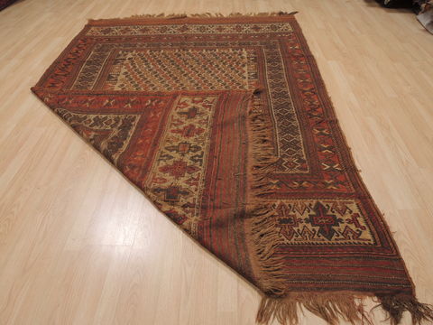 Kilim Brown Flat Woven 61 X 88 Area Rug 100-109645 Image 6