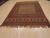 Kilim Brown Flat Woven 61 X 88 Area Rug 100-109645 Thumb 1