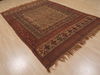 Kilim Brown Flat Woven 61 X 88 Area Rug 100-109645 Thumb 3