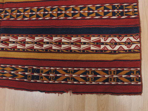 Kilim Red Flat Woven 65 X 117 Area Rug 100-109647 Image 5