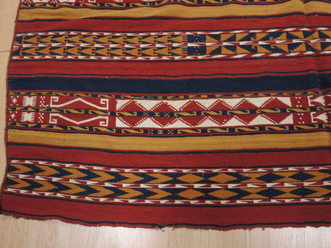 Kilim Red Flat Woven 65 X 117 Area Rug 100-109647 Image 7