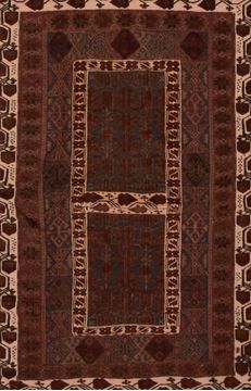 Kilim Red Flat Woven 4'3" X 7'5"  Area Rug 100-109648