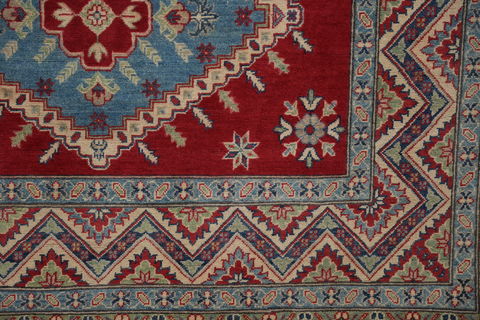 Kazak Red Hand Knotted 68 X 910 Area Rug 700-109649 Image 1