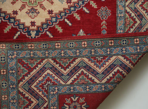 Kazak Red Hand Knotted 68 X 910 Area Rug 700-109649 Image 2