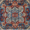 Heriz Blue Hand Knotted 60 X 98 Area Rug 700-109653 Thumb 1