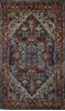 Heriz Blue Hand Knotted 60 X 98  Area Rug 700-109653 Thumb 0