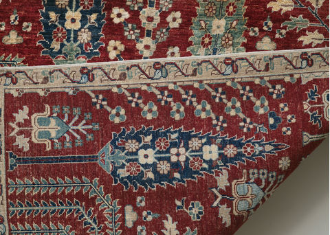 Chobi Red Hand Knotted 511 X 810  Area Rug 700-109657 Image 1