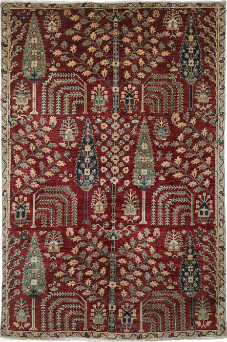 Chobi Red Hand Knotted 511 X 810  Area Rug 700-109657 Image 0