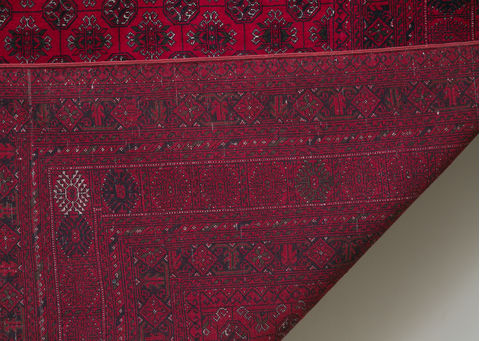 Bokhara Red Hand Knotted 66 X 95 Area Rug 700-109660 Image 3