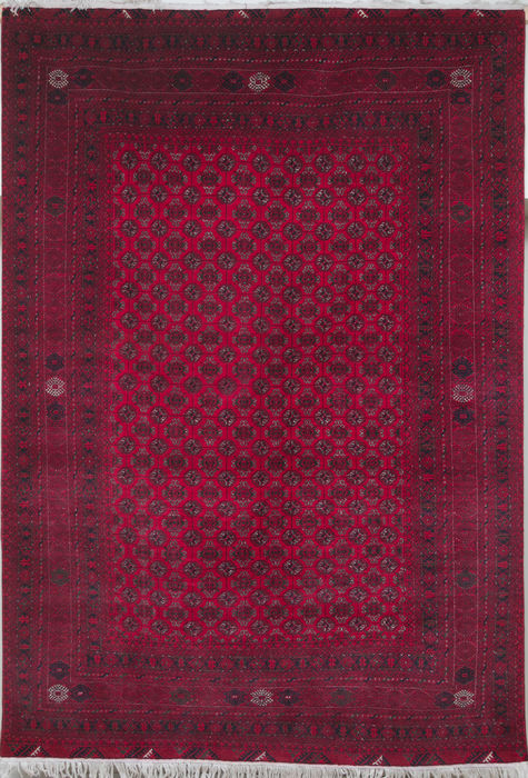 Bokhara Red Hand Knotted 66 X 95 Area Rug 700-109660 Image 0