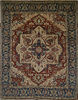 Heriz Brown Hand Knotted 82 X 101 Area Rug 700-109666 Thumb 0