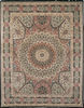 Pak-Persian Multicolor Hand Knotted 81 X 104  Area Rug 700-109678 Thumb 0