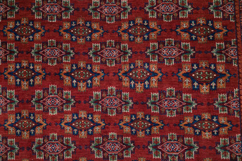 Kazak Red Hand Knotted 68 X 94 Area Rug 700-109692 Image 1