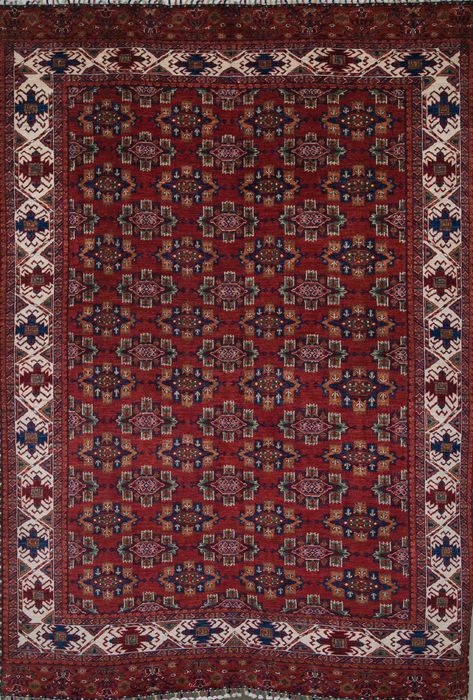 Kazak Red Hand Knotted 68 X 94 Area Rug 700-109692 Image 0