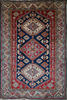 Kazak Blue Hand Knotted 67 X 99 Area Rug 700-109694 Thumb 0