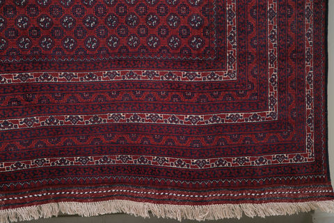 Khan Mohammadi Red Hand Knotted 62 X 91 Area Rug 700-109710 Image 1