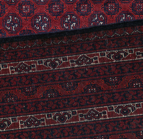 Khan Mohammadi Red Hand Knotted 62 X 91 Area Rug 700-109710 Image 2