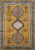 Chobi Yellow Hand Knotted 69 X 95  Area Rug 700-109712 Thumb 0