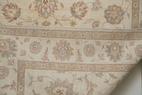 Chobi Beige Hand Knotted 80 X 113  Area Rug 700-109724 Image 1