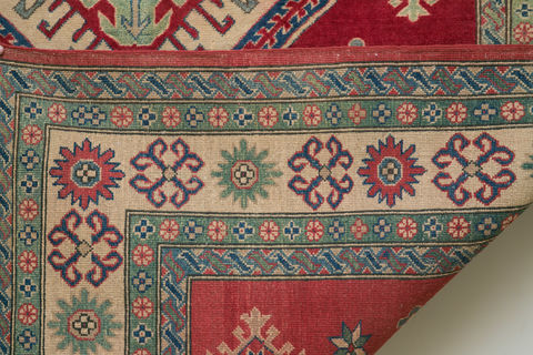 Kazak Red Hand Knotted 611 X 100 Area Rug 700-109734 Image 2