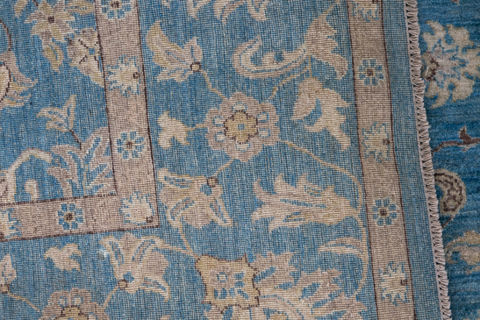 Chobi Blue Hand Knotted 82 X 110 Area Rug 700-109738 Image 2